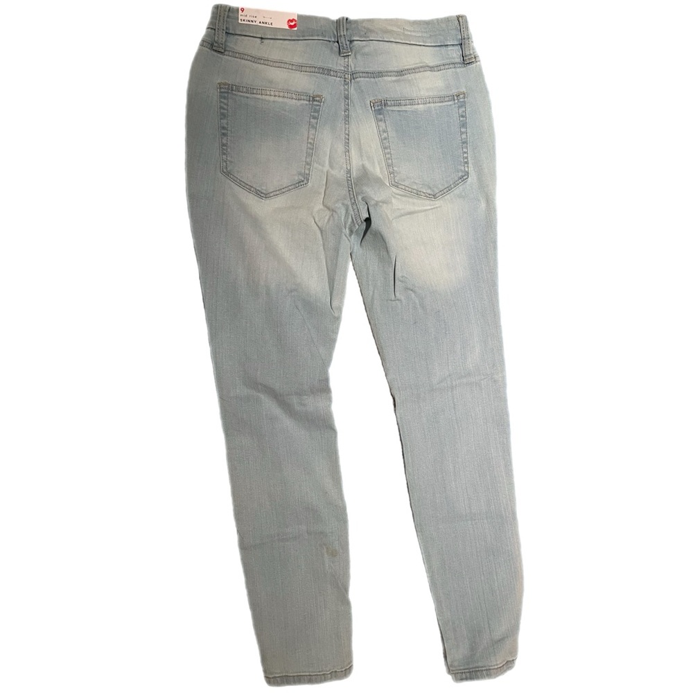 BRAND NEW Hot Kiss Mid Rise Skinny Ankle Jeans size 9 - Picture 2 of 3